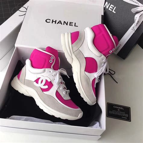 chanel sneakers high|Chanel sneakers high top.